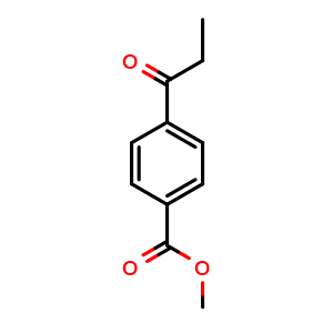 Chemical structure of Methyl 4-propionylbenzoate , CAS 17745-40-3, AChemBlock Y233018