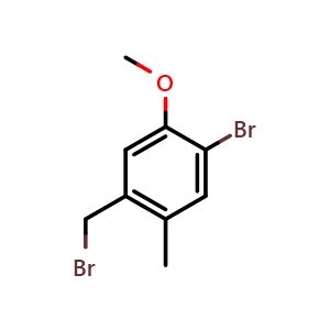 1-Bromo-4-(bromomethyl)-2-methoxy-5-methylbenzene