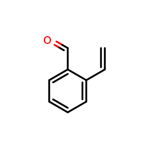 Chemical structure of 2-Vinylbenzaldehyde , CAS 28272-96-0, AChemBlock Y233155