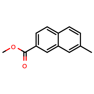 Chemical structure of Methyl 7-methyl-2-naphthoate , CAS 5043-18-5, AChemBlock Y233200