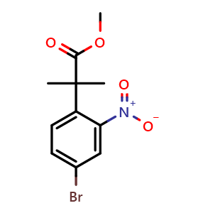 Methyl 2-(4-bromo-2-nitrophenyl)-2-methylpropanoate