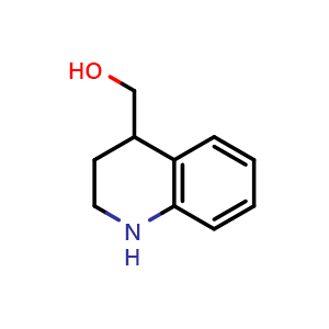 Chemical structure of (1,2,3,4-Tetrahydroquinolin-4-yl)methanol , CAS 67752-53-8, AChemBlock Y233244