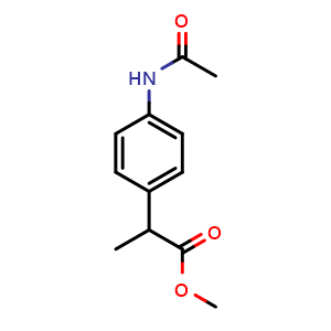 Methyl 2-(4-acetamidophenyl)propanoate