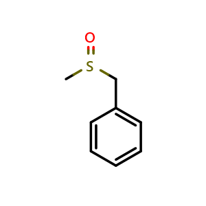 Chemical structure of Benzylmethylsulfoxide , CAS 824-86-2, AChemBlock Y233268