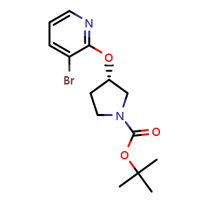 tert-Butyl (S)-3-((3-bromopyridin-2-yl)oxy)pyrrolidine-1-carboxylate