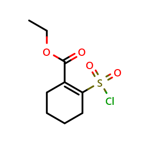 Ethyl 2-(chlorosulfonyl)cyclohex-1-enecarboxylate