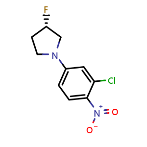 (S)-1-(3-chloro-4-nitrophenyl)-3-fluoropyrrolidine