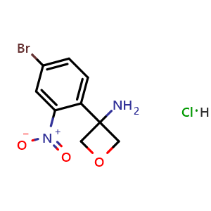 3-(4-Bromo-2-nitrophenyl)oxetan-3-amine hydrochloride