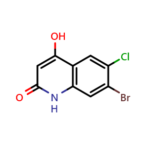 7-bromo-6-chloro-4-hydroxyquinolin-2(1H)-one