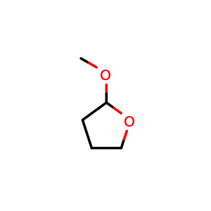 Chemical structure of 2-Methoxyoxolane , CAS 13436-45-8, AChemBlock Y233715