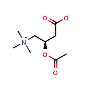 Chemical structure of L-Acetylcarnitine , CAS 3040-38-8, AChemBlock Y233743