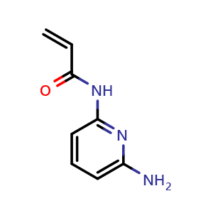 Chemical structure of N-(6-Amino-2-pyridinyl)-2-propenamide , CAS 795289-84-8, AChemBlock Y233777