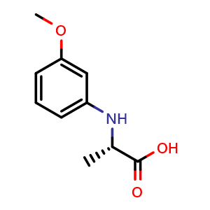 Chemical structure of (3-Methoxyphenyl)alanine , CAS 1345697-85-9, AChemBlock Y233852
