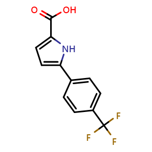 5-(4-(Trifluoromethyl)phenyl)-1H-pyrrole-2-carboxylic acid