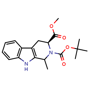 2-(tert-Butyl) 3-methyl (3S)-1-methyl-1,3,4,9-tetrahydro-2H-pyrido[3,4-b]indole-2,3-dicarboxylate