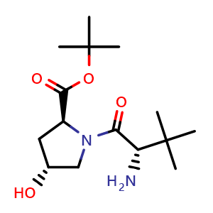 tert-Butyl (2S,4R)-1-((S)-2-amino-3,3-dimethylbutanoyl)-4-hydroxypyrrolidine-2-carboxylate