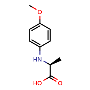 Chemical structure of (4-methoxyphenyl)alanine , CAS 66976-53-2, AChemBlock Y233939