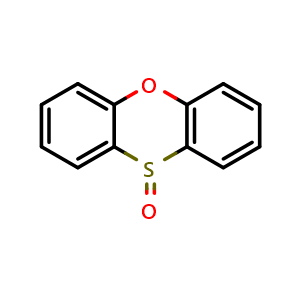 Chemical structure of Phenoxathiine 10-oxide , CAS 948-44-7, AChemBlock Y233954