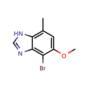 4-Bromo-5-methoxy-7-methyl-1H-benzo[d]imidazole