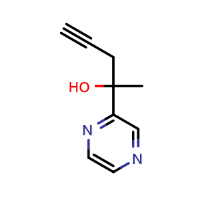 2-(2-Pyrazinyl)-4-pentyn-2-ol