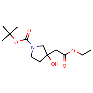 1-Boc-3-hydroxy-3-pyrrolidineacetic acid ethyl ester