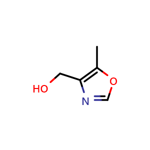 Chemical structure of 5-Methyloxazole-4-methanol , CAS 874821-67-7, AChemBlock Y234159