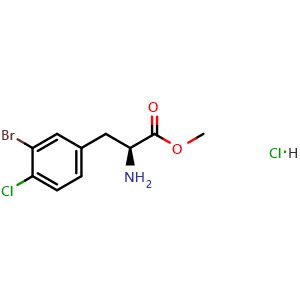 3-Bromo-4-chloro-L-phenylalanine methyl ester hydrochloride