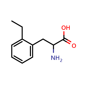 Chemical structure of 2-Ethyl-DL-phenylalanine , CAS 143251-69-8, AChemBlock Y234361