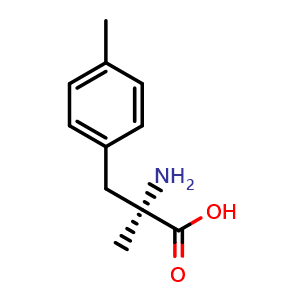 Chemical structure of 4-Methyl-a-methyl-D-phenylalanine , CAS 422568-69-2, AChemBlock Y234431