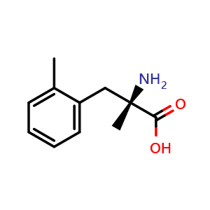 Chemical structure of 2-Methyl-a-methyl-L-phenylalanine , CAS 263888-97-7, AChemBlock Y234432