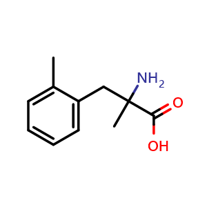 Chemical structure of 2-Methyl-a-methyl-DL-phenylalanine , CAS 263888-96-6, AChemBlock Y234433