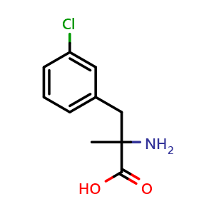 Chemical structure of 3-Chloro-a-methyl-DL-phenylalanine , CAS 30118-15-1, AChemBlock Y234440