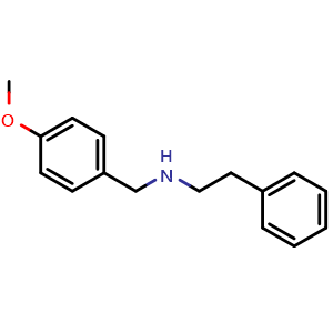 Chemical structure of N-(4-Methoxybenzyl)-benzeneethanamine , CAS 3241-00-7, AChemBlock Y234504