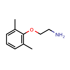 Chemical structure of 2-(2,6-Dimethylphenoxy)ethanamine , CAS 1749-46-8, AChemBlock Y234515