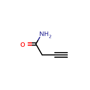 Chemical structure of 3-Butynamide , CAS 1314952-20-9, AChemBlock Y234581
