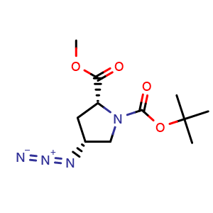 (4R)-1-Boc-4-azido-D-proline methyl ester