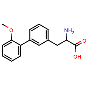Chemical structure of 3-(2-Methoxyphenyl)-DL-phenylalanine , CAS 1259994-73-4, AChemBlock Y234853