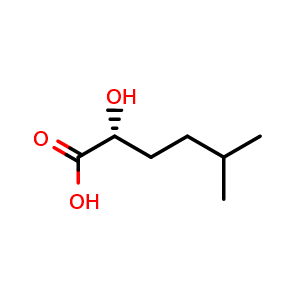 (2R)-2-Hydroxy-5-methylhexanoic acid
