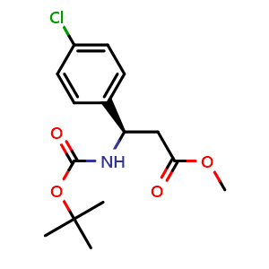 Boc-(R)-3-amino-3-(4-chlorophenyl)propionic acid methyl ester
