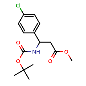 Boc-3-amino-3-(4-chlorophenyl)propionic acid methyl ester