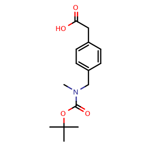 2-[4-({[(tert-butoxy)carbonyl](methyl)amino}methyl)phenyl]acetic acid