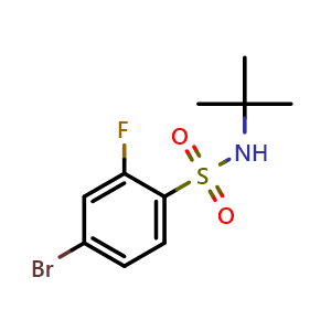 N-tert-Butyl-4-bromo-2-fluorobenzenesulfonamide