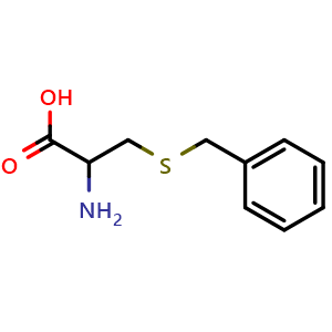 Chemical structure of S-Benzyl-DL-cysteine , CAS 5680-65-9, AChemBlock Y235473