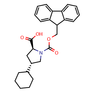 N-Fmoc-(4S)-4-cyclohexyl-L-proline
