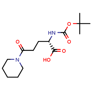 (S)-2-(Boc-amino)-5-oxo-5-(piperidin-1-yl)pentanoic acid