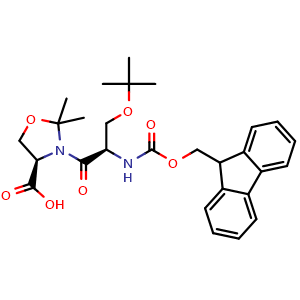 (R)-3-(N-(((9H-fluoren-9-yl)methoxy)carbonyl)-O-(tert-butyl)-D-seryl)-2,2-dimethyloxazolidine-4-carboxylic acid
