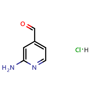Chemical structure of 2-aminoisonicotinaldehyde hydrochloride , CAS 2007920-70-7, AChemBlock Y235832