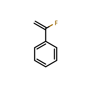 Chemical structure of (1-Fluorovinyl)benzene , CAS 696-31-1, AChemBlock Y235861