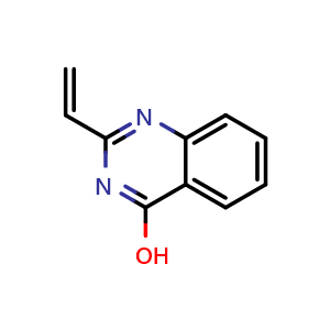 Chemical structure of 2-Vinylquinazolin-4-ol , CAS 91634-12-7, AChemBlock Y235868