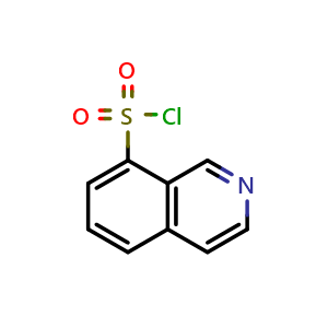 Chemical structure of 8-Isoquinolinesulfonyl chloride , CAS 748752-50-3, AChemBlock Y235949